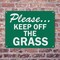 Signmission Please.Keep Off The Grass Trespassing Property OSHA Sign, Plastic, 14in W x 10in L, 2PK OS-2PACK-CL-P-1014-L-20002 - alternate 2